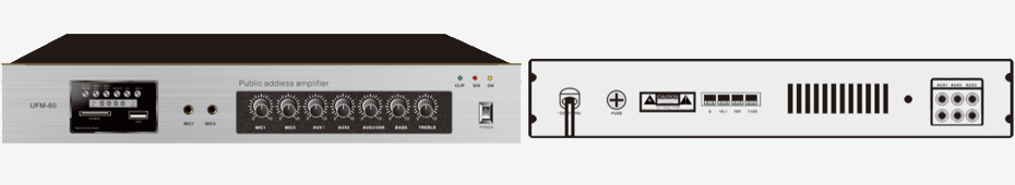 UFM-60 带收音带USB广播功放
